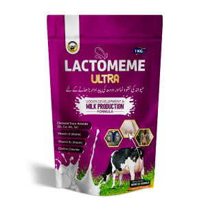 LactoMeme Ultra Udder Development and Milk Production Powder 1KG for cows, buffaloes, and goats